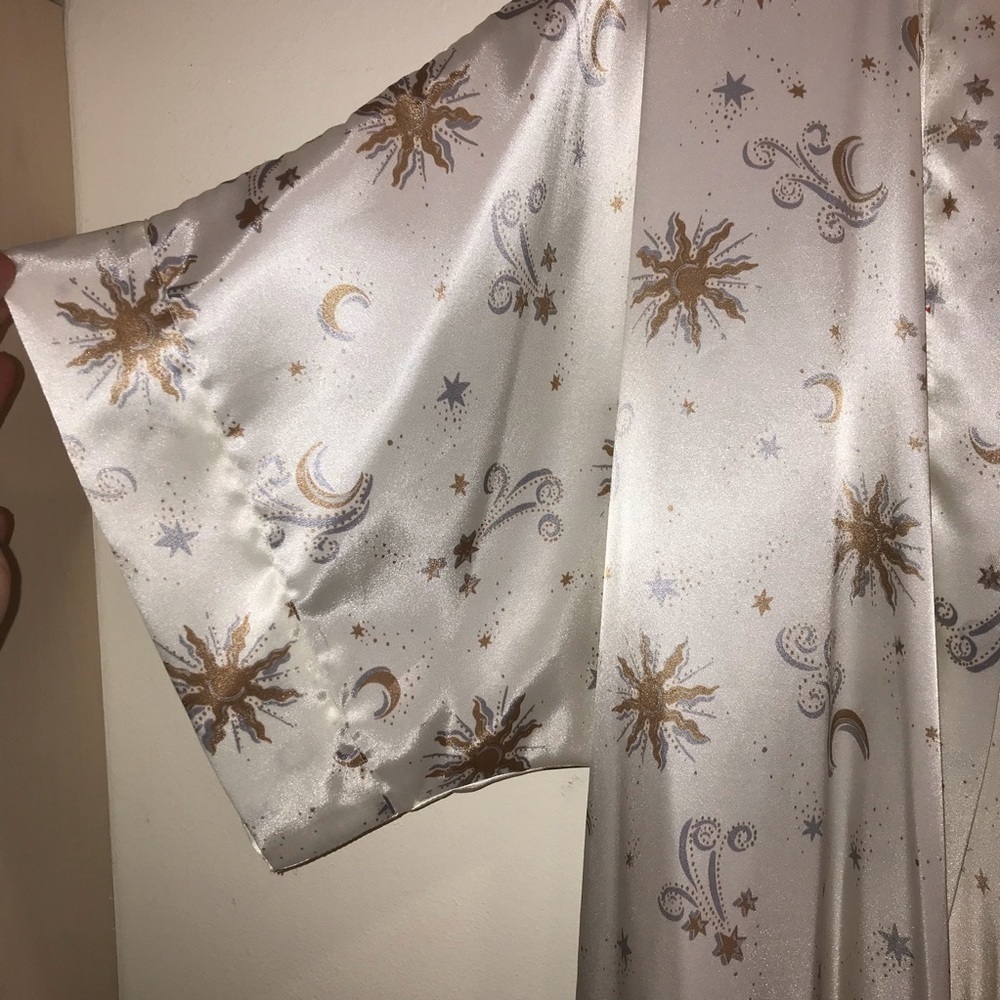 Morgan Taylor Intimates Sun Moon Stars Robe S - Picture 4 of 5